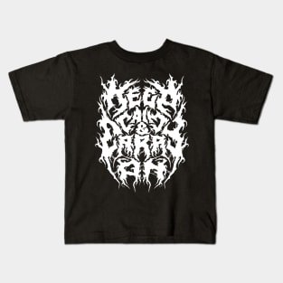 Keep Calm - Grunge Aesthetic - 90s Black Metal Kids T-Shirt